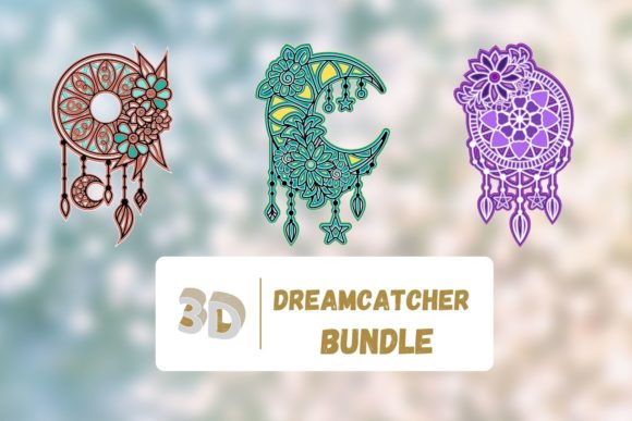 3D Dreamcatcher SVG Bundle: Elevating Blog Design with Stylish Shapes