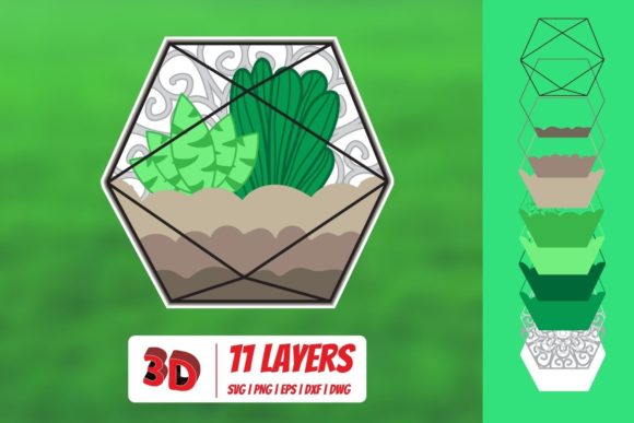 3D Florarium3 SVG: A Fresh, Versatile Design for Local Branding and Packaging