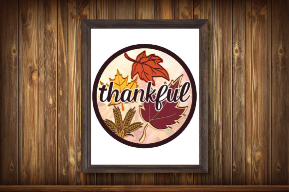 3D Thankful Thanksgiving SVG for Shadow Boxes & Handmade Business Crafting