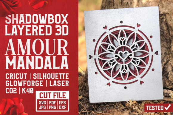 Amour Mandala 3D Layered Cut File: A Designer’s Real-World Embroidery Review