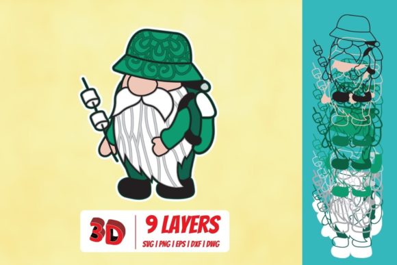 h1>3D Camping Gnome SVG: A Versatile Shape for Branding and Marketing Visuals